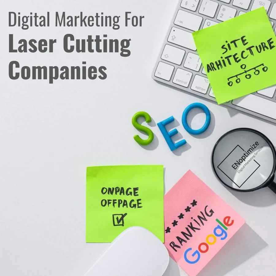 web design and SEO for laser cutting companies
