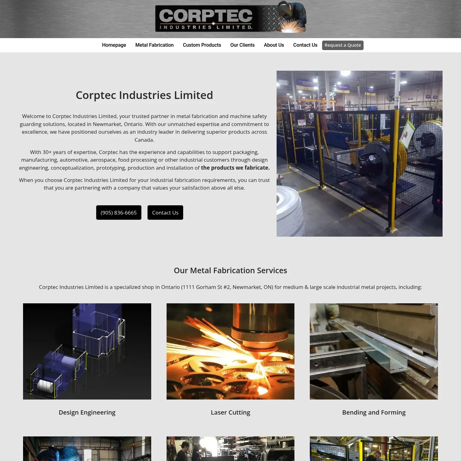 wed design and seo for laser cutting companies
