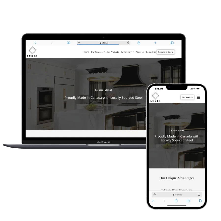 manufacturing web design in new jersey