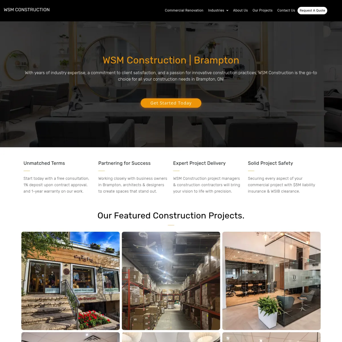 Website Design For Construction Companies in Brampton