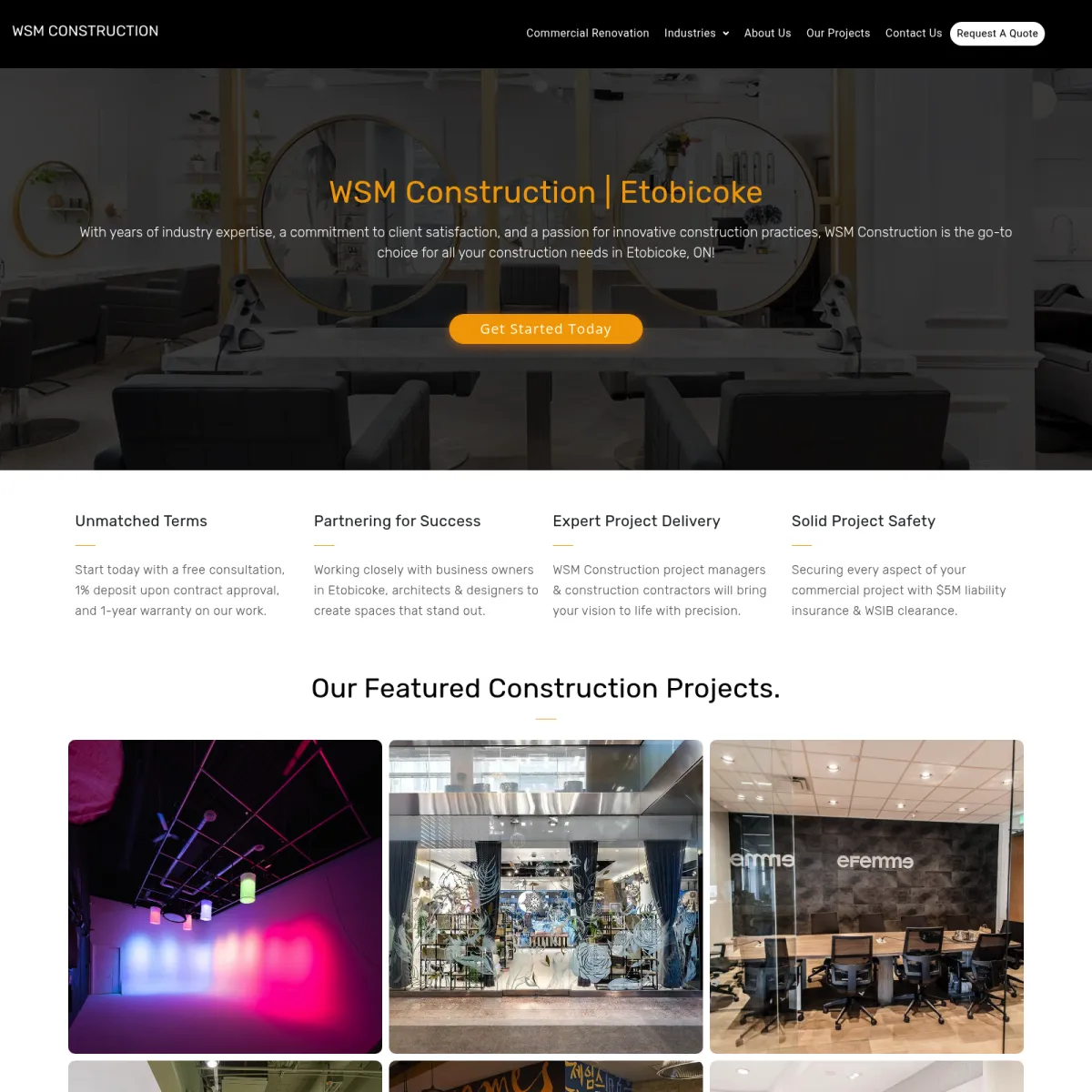 Website Design For Construction Companies in Etobicoke
