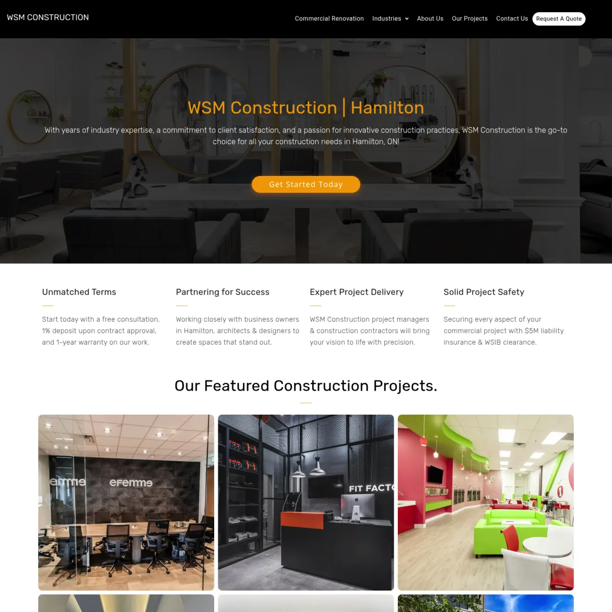 Website Design For Construction Companies in Hamilton