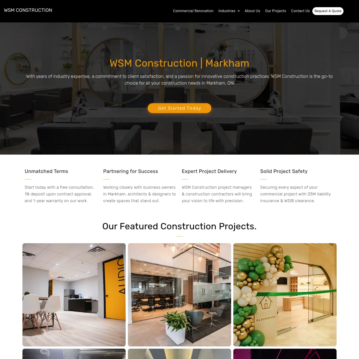 Website Design For Construction Companies in Markham