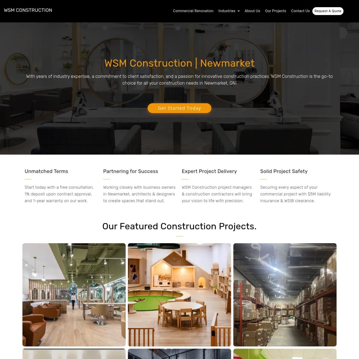 Website Design For Construction Companies in Newmarket