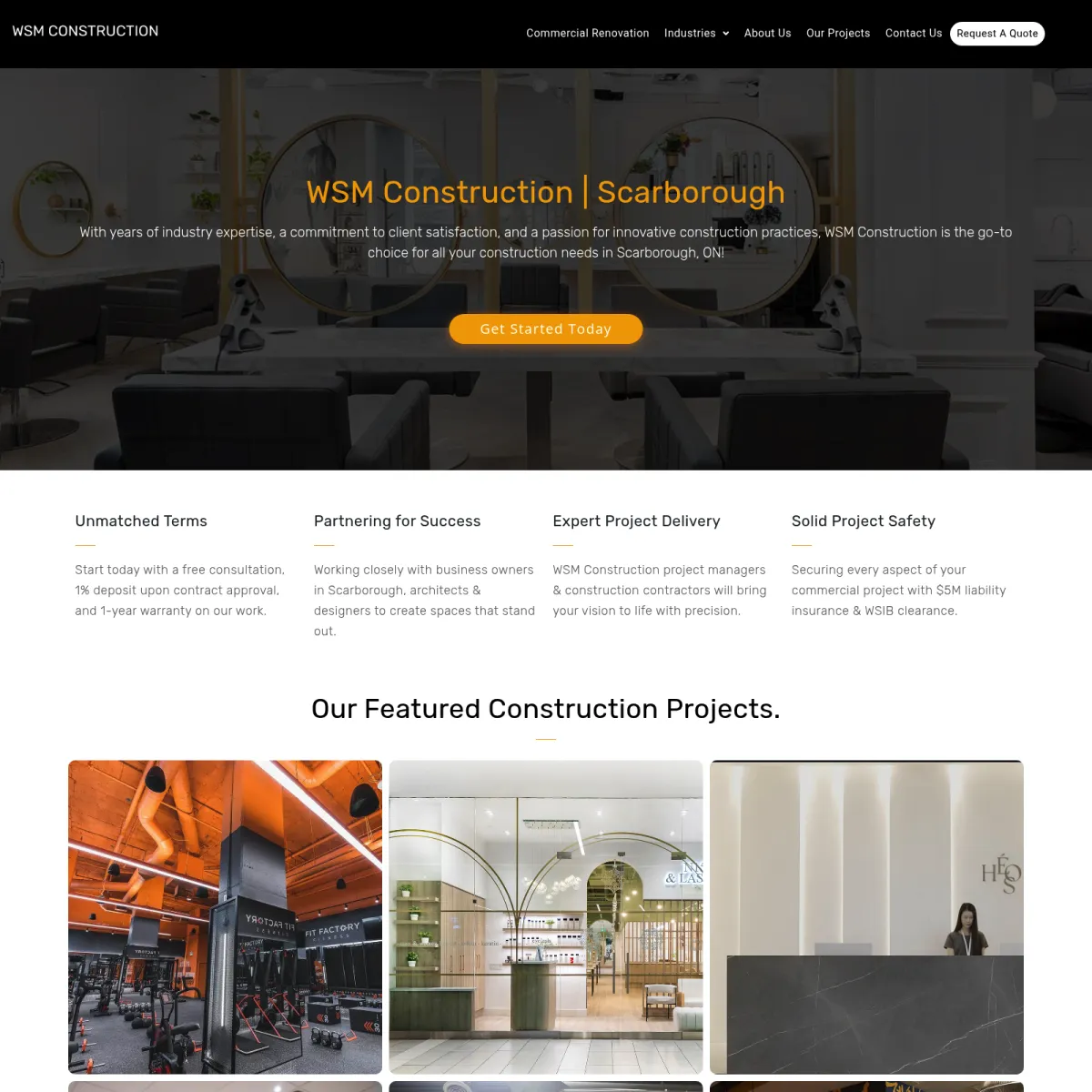 Website Design For Construction Companies in Scarborough