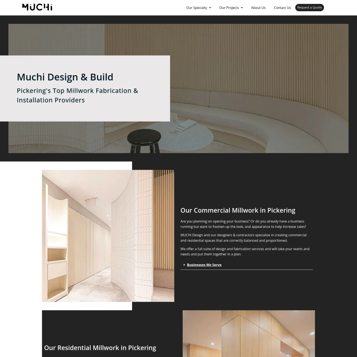 SEO For Millwork Companies in Pickering