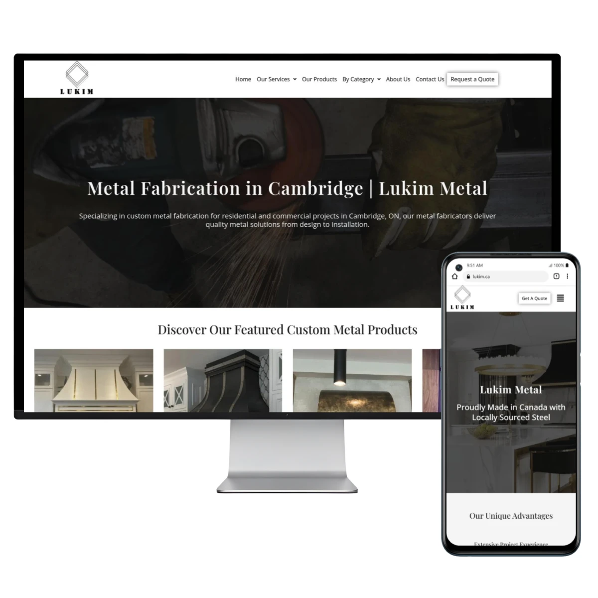 industry focused website design Cambridge Ontario