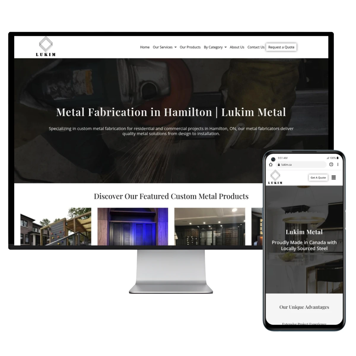 industry focused website design Hamilton Ontario