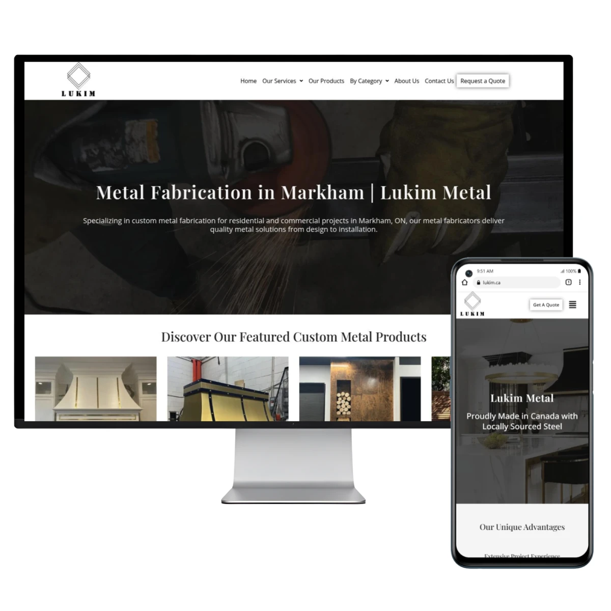 industry focused website design Markham Ontario