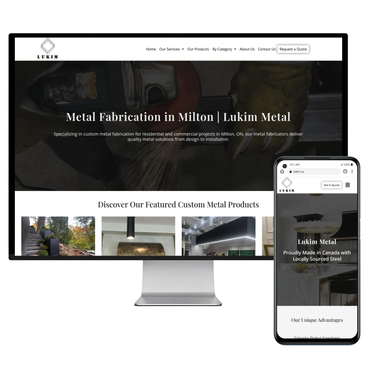industry focused website design Milton Ontario