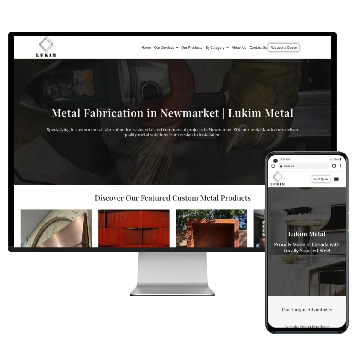 industry focused website design Newmarket Ontario