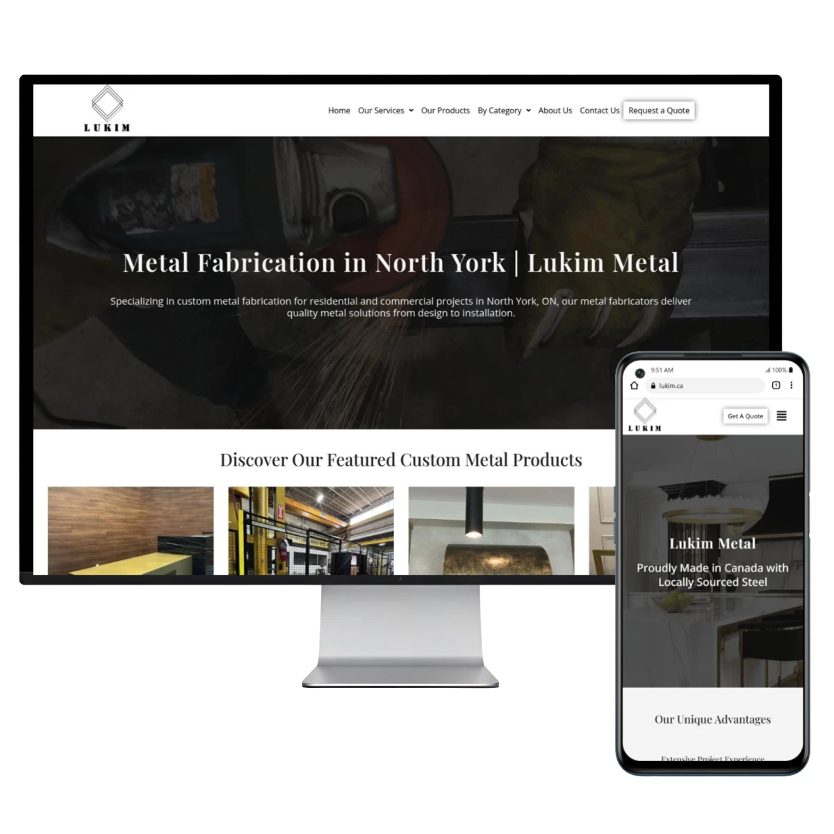 industry focused website design North York Ontario