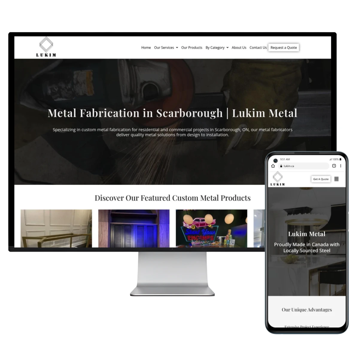 industry focused website design Scarborough Ontario