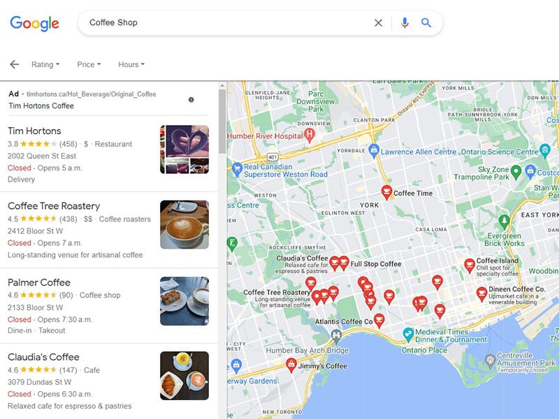 Local SEO for Coffee Shops