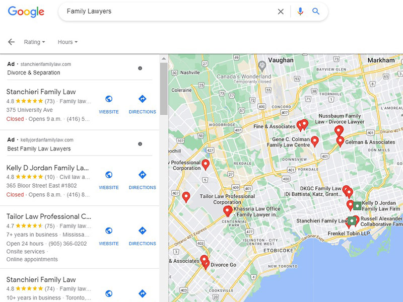 Local SEO for Family Lawyers