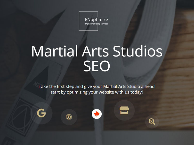 Martial Arts Studios SEO services